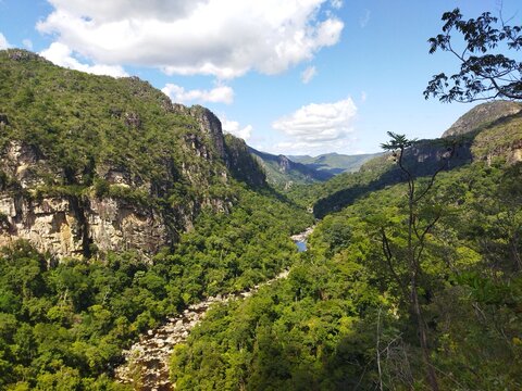 view from the top of the mountain