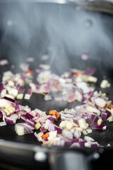 Angebratene Zwiebeln