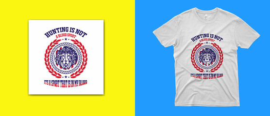 Hunting t-shirt design