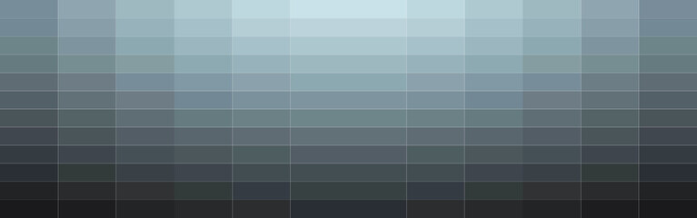 Abstract blue and gray gradient rectangle mosaic banner background. Vector illustration.