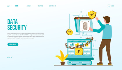 Data Security Landing Page Template