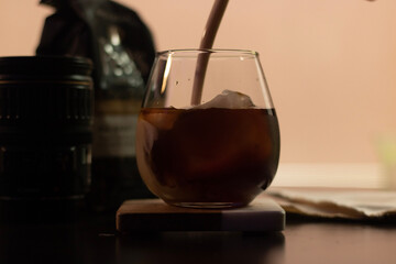 glass of cola