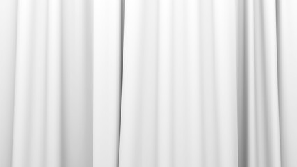Abstract photo background vertical white curtains,3d rendering
