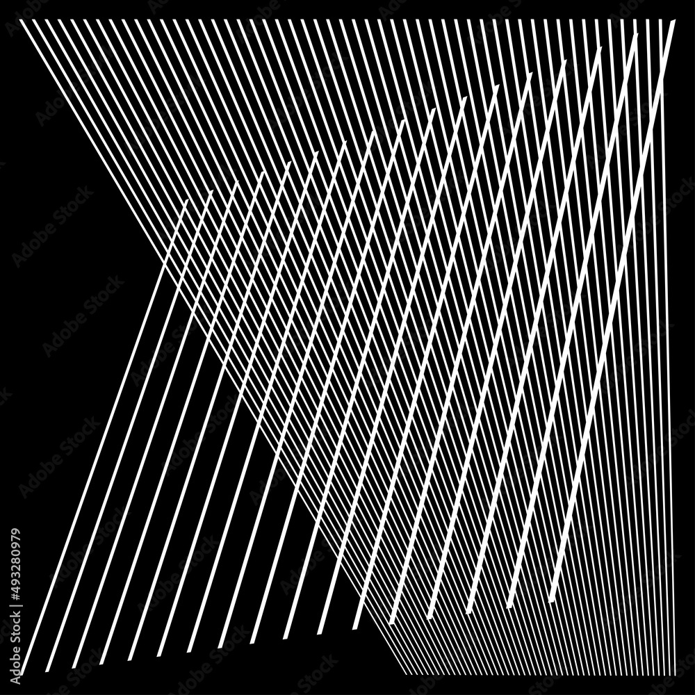 Aufkleber abstract random grid, mesh. lattice, grating and grille pattern with oblique, diagonal, slanting lin