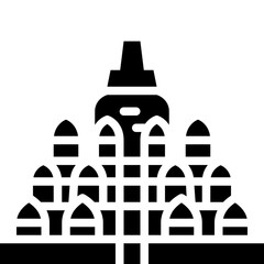 borobudur solid icon