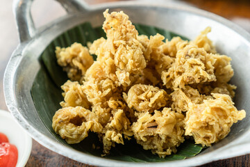 Fried ring calamari