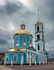 Ascension Christi church, years of construction 1826 - 1842. City of Kashira, Russia	
