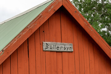 Rotes Schwedenhaus in Bullerbü in Schweden