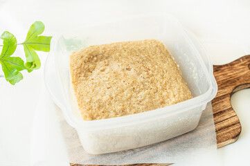 オートミールで作った蒸しパン