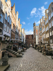 Fototapeta premium Amazing architecture of the old town of Gdansk, Poland