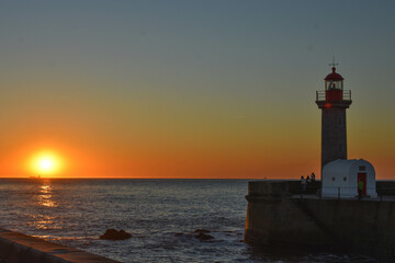 lighthouse on the coast