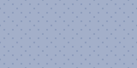 Vector minimalist background. Subtle geometric seamless pattern with tiny floral shapes, small crosses. Simple abstract minimal texture in soft blue color. Modern delicate geo design for decor, print