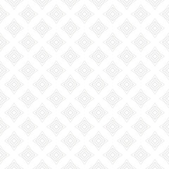 Subtle minimal vector seamless pattern with small diamond shapes, linear stars, rhombuses, crystals. Abstract white and gray geometric texture. Simple minimalist background. Modern repeated geo design
