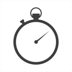 stopwatch icon on white background. EPS 10 Vector