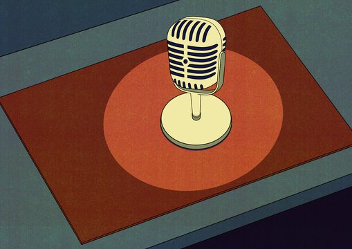 Microphone Illustration