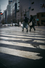 低位置からの交差点/Crossing from a low position