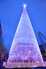 Christmas tree decoration, Wembley Park, London	