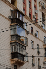 Fototapeta na wymiar windows of Kyiv's main streets