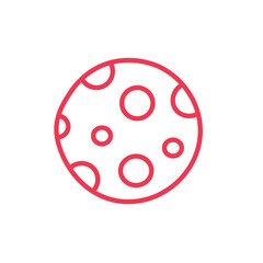 american cookie logotype sweet logo cookie icon for web design or company isolated vector illustration Eps 