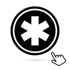 Obraz premium Logo transports sanitaires.