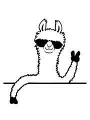 Sonnenbrille Lama Comic  © Style-o-Mat-Design
