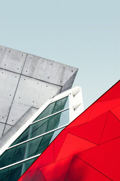 Abstract modern architecture detail