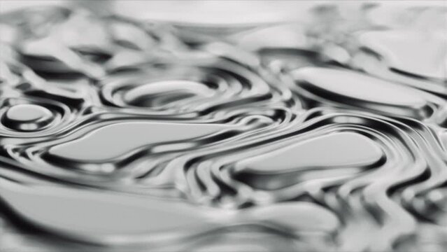 Abstract Liquid Wave, 4k 3d Animation