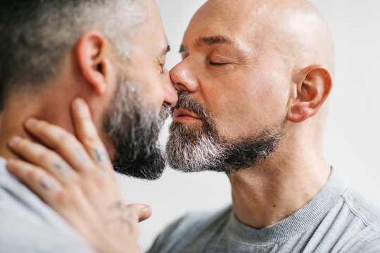 Men In Love Kissing