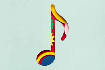 Eighth note musical 