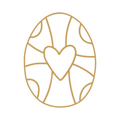 Easter egg icon vector. Easter illustration sign collection. egg symbol or logo. 