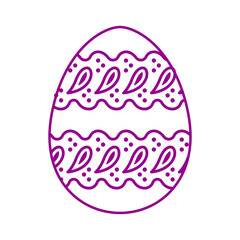 Easter egg icon vector. Easter illustration sign collection. egg symbol or logo. 