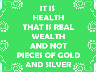 Green Motivational Image with Writing, Inspirational Quote
