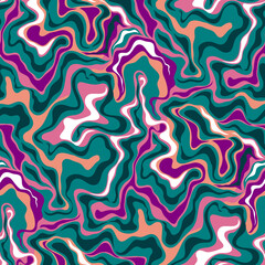 Abstract seamless pattern with wavy lines