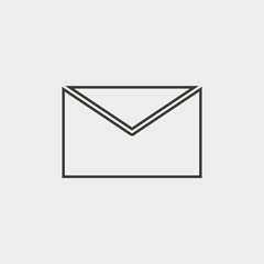 Envelope vector icon illustration sign