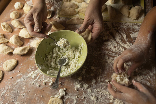 Curd for dumplings