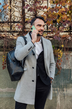 Businessman Talking On the Phone