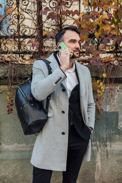 Businessman Talking On the Phone