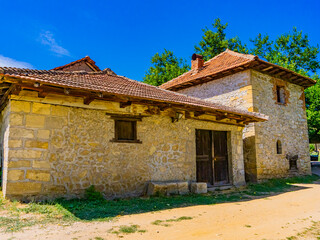 Fototapeta na wymiar Old Rajac wine cellar house in Serbia