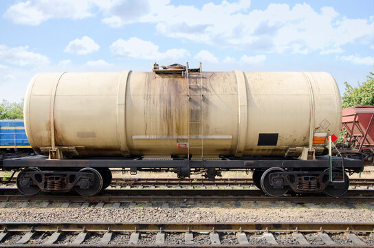 Yellow Cargo Train Container