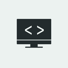 Programming vector icon illustration sign