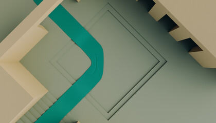 Yellow architectural minimal site