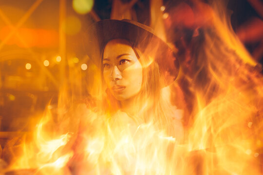 Bonfire Portrait