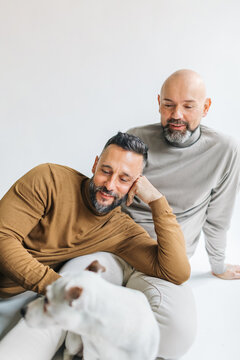 Two Men In Love and Their Dog