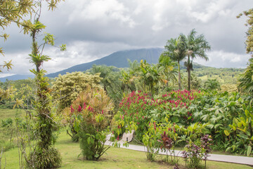 Arenal volcano is an active volcano in Costa Rica.