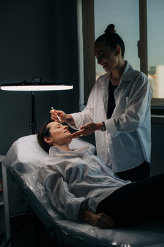 Workflow of a cosmetologist