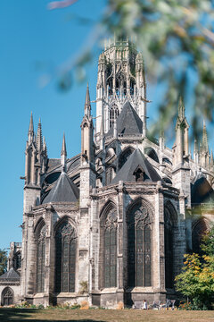 Chevet and Tower of Rouen Abbatiale Saint-Ouen