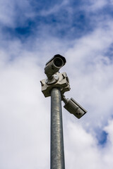 Security cameras. 24h surveillance