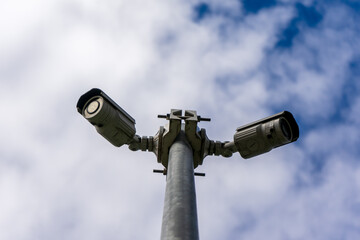 Security cameras. 24h surveillance