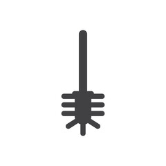 Toilet brush icon