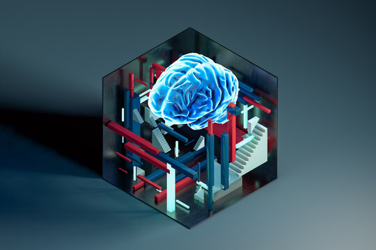Brain representing artificial intelligence